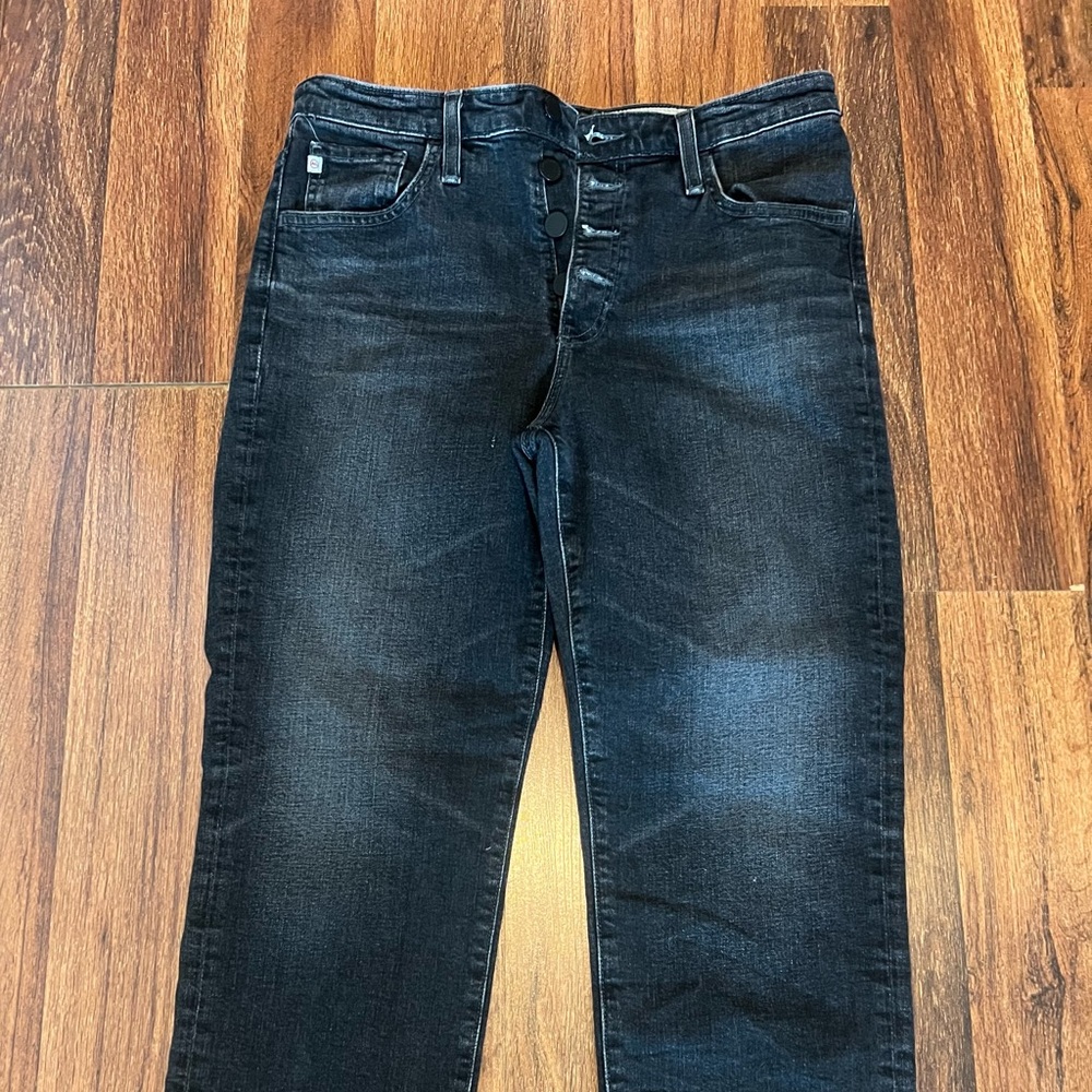 Ag Adriano Goldschmied Women's Dark Blue Boot Cut Jeans